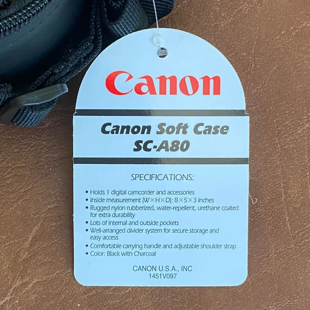Canon SC-A80 Soft Camcorder Carrying Case